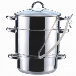 Sokownik parowy 2w1 stal...