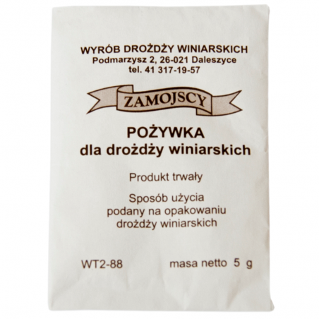 Pożywka na wino dla drożdży winiarskich wino domowe