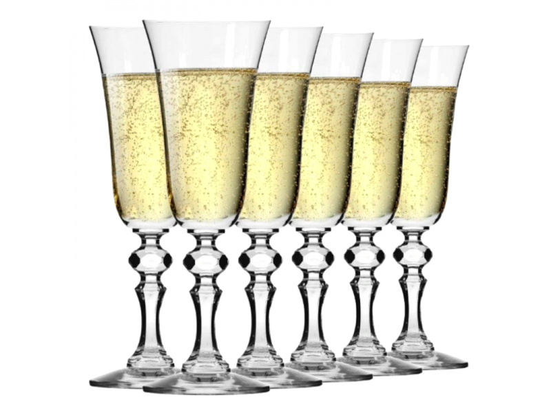 Komplet kieliszków do szampana 150 ml 6 szt Krista Krosno
