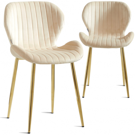 Krzesło tapicerowane welurowe glamour aksamitne welur