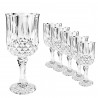 Wysokie kieliszki do wina szampana komplet 6 x 230 ml