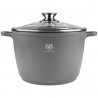 Garnek granitowy 6 L Powłoka non-stick COOKMARK MARBLE