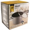 Garnek granitowy 6 L Powłoka non-stick COOKMARK MARBLE