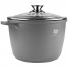 Garnek granitowy 6 L Powłoka non-stick COOKMARK MARBLE