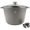 Garnek granitowy 6 L Powłoka non-stick COOKMARK MARBLE