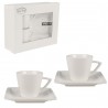 Komplet 2 filiżanek ze spodkami porcelanowe filiżanki spodki Festa Italia