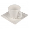 Komplet 2 filiżanek ze spodkami porcelanowe filiżanki spodki Festa Italia
