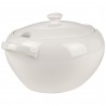 Waza do zupy 3,1 l porcelana kwadratowa Viva biała