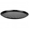 Blacha do pieczenia pizzy fakturowana czarna 33cm blaszka forma