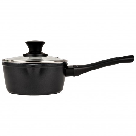 Rondel Aluminiowy z Pokrywką 16 cm INDUKCJA GAZ NON STICK