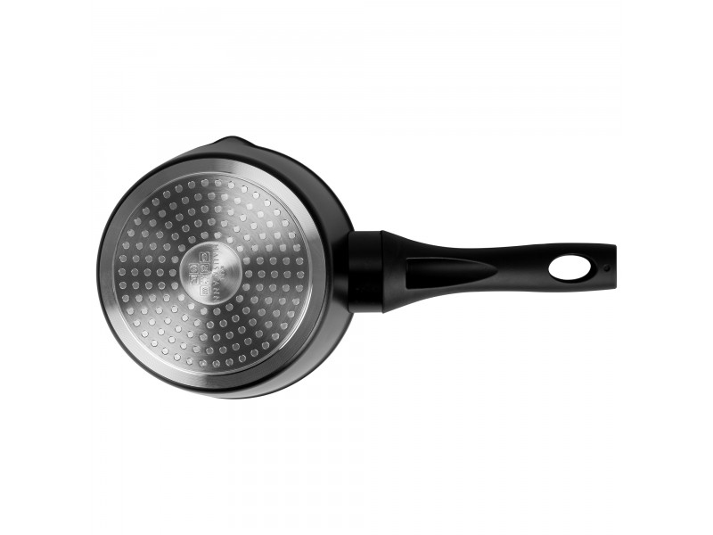 Rondel Aluminiowy z Pokrywką 16 cm INDUKCJA GAZ NON STICK