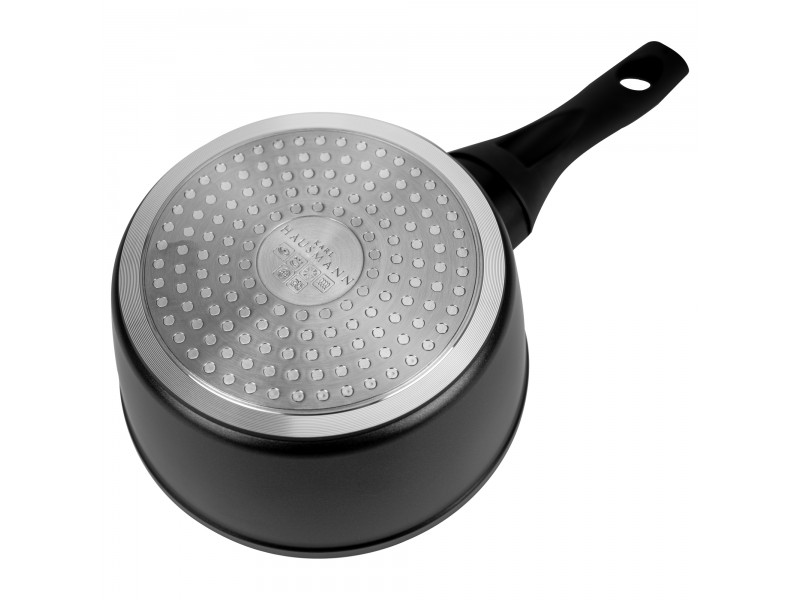 Rondel Aluminiowy z Pokrywką 16 cm INDUKCJA GAZ NON STICK