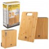 BLOK KUCHENNY NA NOŻE BAMBUSOWY Z MAGNESEM + DESKA DO KROJENIA