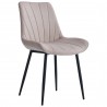 KRZESŁO WELUROWE DO SALONU TAPICEROWANE JADALNI ALICE