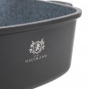 Garnek granitowy kwadratowy indukcja 2,3l