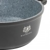 Garnek granitowy okrągły indukcja 2,3l