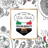 Komplet talerzy szklanych na 6 osób Festa Italia SONIA 18 el