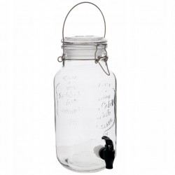 Słój szklany z kranikiem...