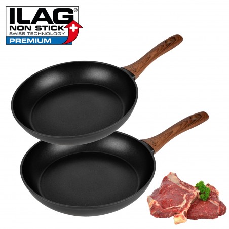 Komplet Patelni 2 szt. 20/28 cm NON STICK INDUKCJA GAZ