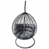 Fotel kokon ogrodowy 120cm wiszący huśtawka kosz bujany okrągły