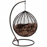 Fotel kokon ogrodowy 120cm wiszący huśtawka kosz bujany okrągły