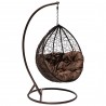 Fotel kokon ogrodowy 120cm wiszący huśtawka kosz bujany okrągły