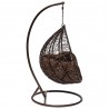 Fotel kokon ogrodowy 120cm wiszący huśtawka kosz bujany okrągły