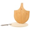 Kamień do pizzy z kordierytu 33 cm Zestaw do pieczenia pizzy, chleba i ciast z akcesoriami Karl Hausmann