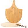 Kamień do pizzy z kordierytu 33 cm Zestaw do pieczenia pizzy, chleba i ciast z akcesoriami Karl Hausmann