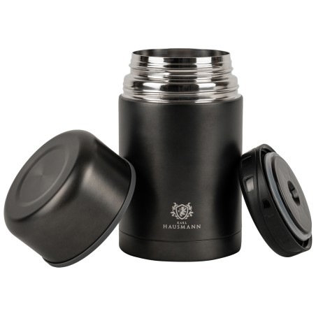 Termos obiadowy ze stali nierdzewnej 750ml Czarny