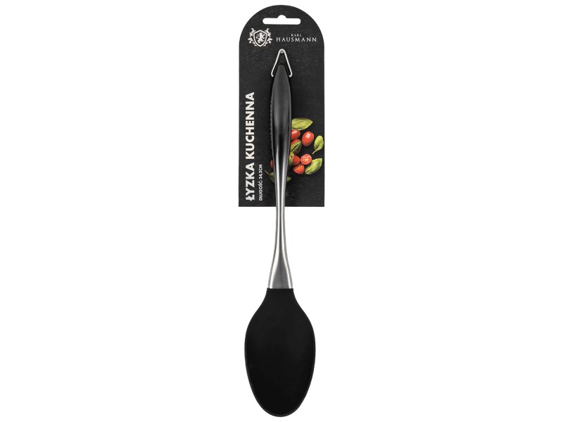 Łyżka Kuchenna Uniwersalna Silikonowa Karl Hausmann 34,5 cm Stal Nierdzewna