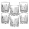 Zestaw 6 Szklanek do Whisky Drinków 300 ml Szklanki Niskie Tulia FESTA ITALIA Szkło Prezent