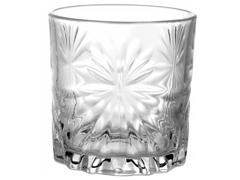 Zestaw 6 Szklanek do Whisky Drinków 300 ml Szklanki Niskie Lucilla FESTA ITALIA Szkło Prezent