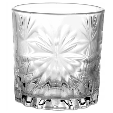 Zestaw 6 Szklanek do Whisky Drinków 300 ml Szklanki Niskie Lucilla FESTA ITALIA Szkło Prezent