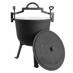 Kociołek żeliwny emaliowany...