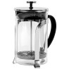 Szklana Kawiarka Tłokowa 0.8L French Press FESTA ITALIA – Klasyczne Parzenie Kawy, Szkło Krystaliczne