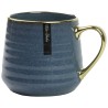 Kubek porcelanowy 570 ml granatowy ze złotem – elegancki kubek do kawy i herbaty Festa Italia