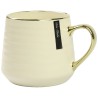 Kubek porcelanowy 570 ml kremowy ze złotem – elegancki kubek do kawy i herbaty Festa Italia