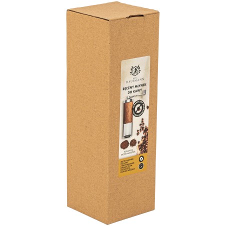 Ręczny młynek do kawy Karl Hausmann 80g – stal nierdzewna, ceramiczny mechanizm