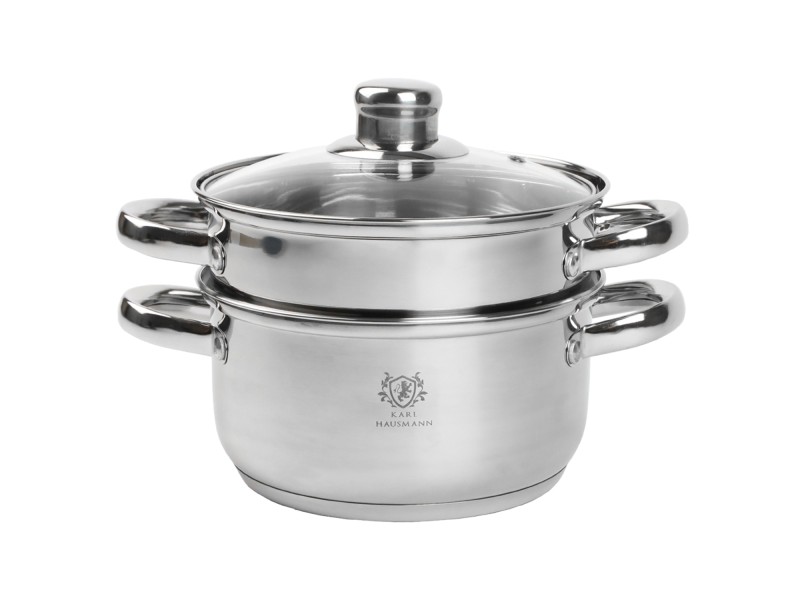 Garnek do gotowania na parze 2,1 l 18 cm parowar gaz indukcja