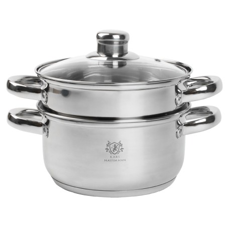 Garnek do gotowania na parze 2,1 l 18 cm parowar gaz indukcja