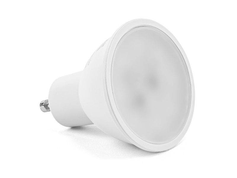 Żarówka LED GU10 6W 4000K Neutralna Biała Zamiennik 40W Energooszczędna Bez Migotania