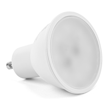 Żarówka LED GU10 6W 4000K Neutralna Biała Zamiennik 40W Energooszczędna Bez Migotania
