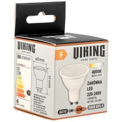 Żarówka LED GU10 6W 4000K...