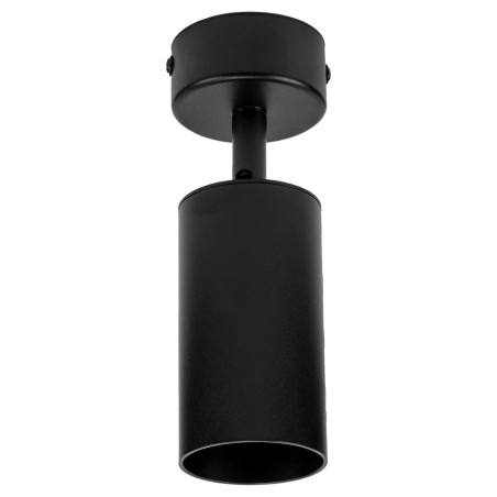 Czarna lampa sufitowa VIKING GU10 kinkiet ścienny metalowy regulowany natynkowy LED