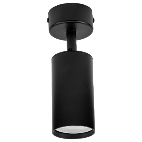 Czarna lampa sufitowa VIKING GU10 kinkiet ścienny metalowy regulowany natynkowy LED
