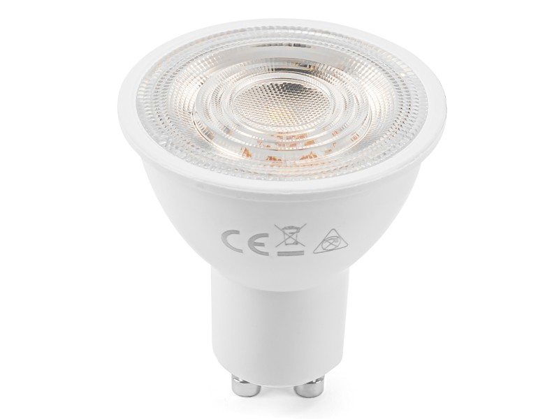 Żarówka LED GU10 3W 4000K Neutralna Biała Zamiennik 25W Energooszczędna Bez Migotania Zestaw 10 szt
