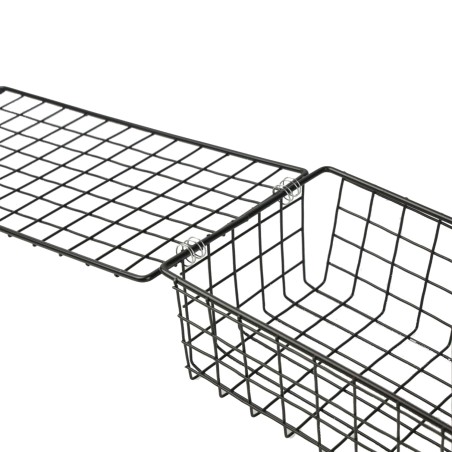 Ruszt Podwójny do Grilla 51 cm – Stal Chromowana z Drewnianą Rączką | Grillowanie Mięsa, Ryb i Warzyw