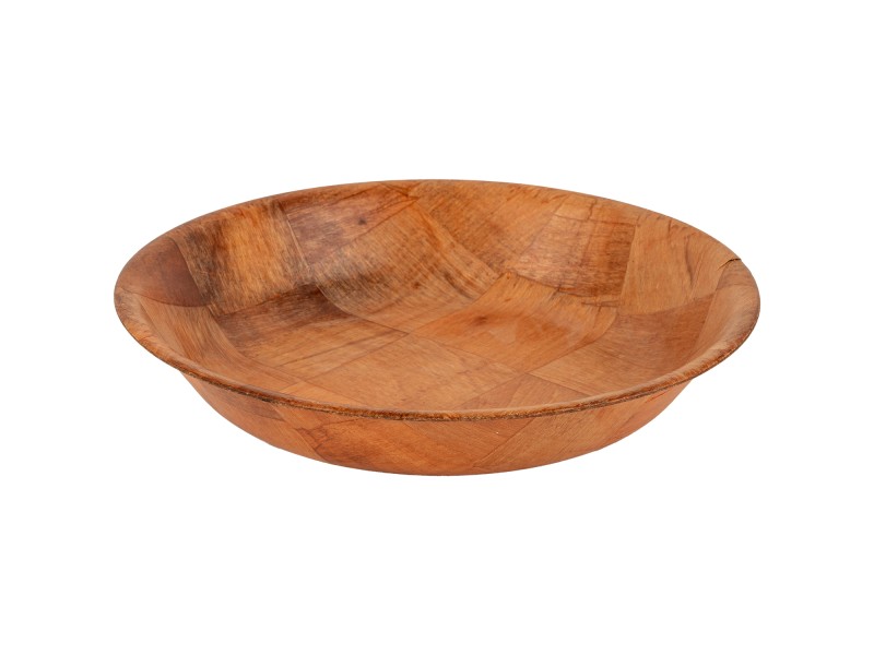 Miska kuchenna drewniana owalna 30 cm – do sałatek, owoców, pieczywa, dekoracyjna, trwała