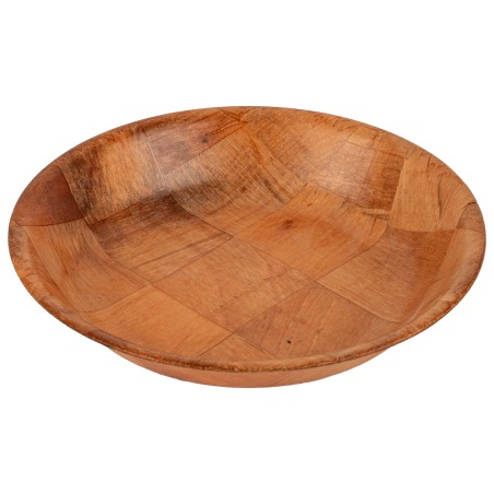 Miska kuchenna drewniana owalna 30 cm – do sałatek, owoców, pieczywa, dekoracyjna, trwała